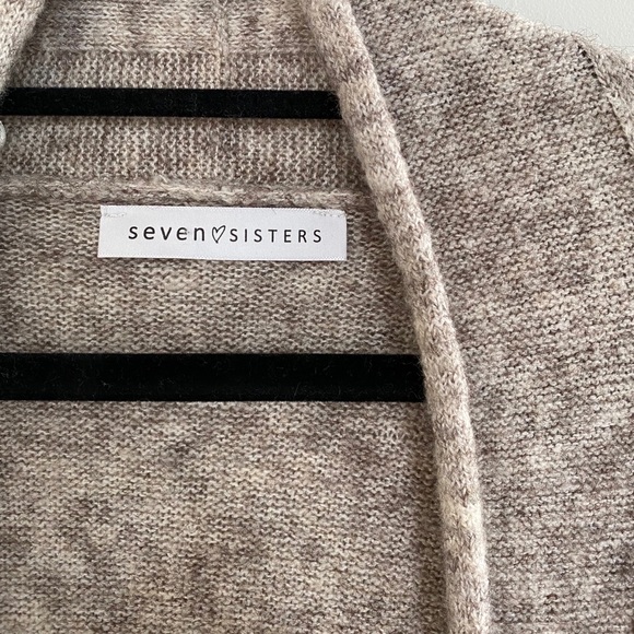 Mendocino beige maxi cardigan - Picture 3 of 3